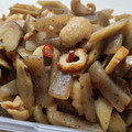 ゆーみ母ちゃん's cooksnap of when they made 【作り置き】鶏皮 ごぼう 蒟蒻の甘辛煮.