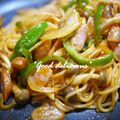 putimiko's cooksnap of when they made きのことハムのトマトソースパスタ.