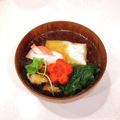 クックEBXFTK☆'s cooksnap of when they made お正月にかまぼこの飾り切り　結び.