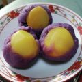 ポコＰＯＫＯ's cooksnap of when they made おせち＊紫ｲﾓと栗の茶巾絞り.