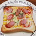 YCHキッチン's cooksnap of when they made ウインナーとコーンのトースト★簡単おやつ.