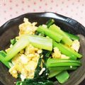 ゆるмαмα's cooksnap of when they made 大根菜と卵のガーリックバター醤油炒め☆.