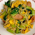 クックGL5GIT☆'s cooksnap of when they made 青梗菜ともやしの中華風卵炒め.