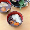 runa10's cooksnap of when they made ☆冷凍かぼちゃ団子☆deお汁粉.