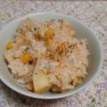 akoreana's cooksnap of when they made じゃがバタコーンの炊き込みご飯.