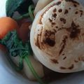 カクヨ's cooksnap of when they made 白みそに合う！里芋と人参、小松菜の味噌汁.