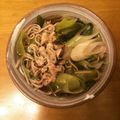 シレーニ's cooksnap of when they made ほんのり甘い【豚葱南蛮蕎麦】年越し蕎麦も.