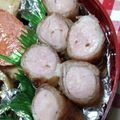 ameうめ's cooksnap of when they made 肉巻きウインナー.