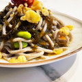 E吉☆'s cooksnap of when they made 梅ともずくの冷やし蕎麦.