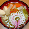 あい♪らんど's cooksnap of when they made 簡単おせち☆かまぼこ飾り切り『孔雀』.