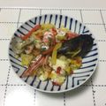 かずくん３'s cooksnap of when they made 魚焼きグリルde　パエリア.