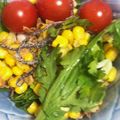 クックBLTENE☆'s cooksnap of when they made 【簡単】★春菊と塩こんぶのサラダ★.