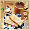 海理ママ's cooksnap of when they made スクランブルエッグ入りホットサンド.
