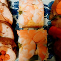 Lake☆Erie's cooksnap of when they made 海老と玉子の簡単押し寿司.