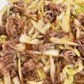 猫のミイヤ's cooksnap of when they made 白菜、ごぼう、牛肉の炒め煮.