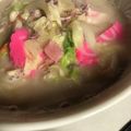 玉ねぎおばさんの台所's cooksnap of when they made 長崎ちゃんぽん風うどん.