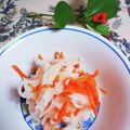 のり子のおかず♪'s cooksnap of when they made おせちに☆まろやか紅白なます♪切り方から.