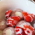 Ikuzmama's cooksnap of when they made イチゴ白玉☆.
