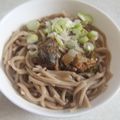 きらり流れ星's cooksnap of when they made サバ蕎麦（うどん）.