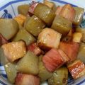 九道礼菜's cooksnap of when they made か、簡単…！こんにゃくベーコン甘辛炒め.