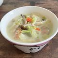 hitomi41's cooksnap of when they made ベーコンと野菜の牛乳スープ.