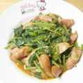 しょうげんめぐみ's cooksnap of when they made ほうれん草とウィンナーのケチャカレー.