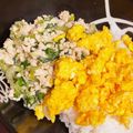 1112233's cooksnap of when they made ご飯があれば10分で!ネギ塩鶏そぼろ丼.