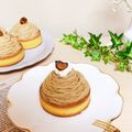 _sumire_'s cooksnap of when they made 100均の甘栗でモンブランマカロンケーキ.