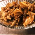 ☆ichika＊☆'s cooksnap of when they made 簡単鶏肉とごぼうの甘辛煮.