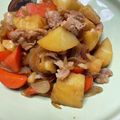 ちーずらばあ's cooksnap of when they made 水なし!油なし!無水肉じゃが.