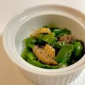 ちぃかま☆'s cooksnap of when they made レンジで！エリンギとピーマンの旨塩ナムル.