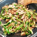みこひろママ's cooksnap of when they made ピーマンベーコンしめじのオイマヨ炒め.