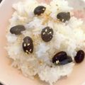 xyzクック's cooksnap of when they made 黒豆おこわ〜お正月の食品ロス対策に〜.