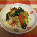 龍青空ママ's cooksnap of when they made 厚揚げと小松菜と豚バラのパパッと炒め.