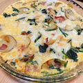 だいふく37's cooksnap of when they made ほうれん草とベーコンとポテトのキッシュ.