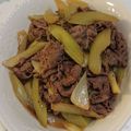 クックZCV6BF☆'s cooksnap of when they made 【農家のレシピ】セロリと牛肉の炒め煮.