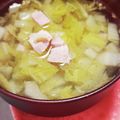 桜たちばな's cooksnap of when they made 白菜とツナのスープ.