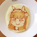 あかぴーー's cooksnap of when they made パンケーキアート 初級編.