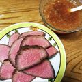 ちゃーりーWKY's cooksnap of when they made 割烹白だしで和風ローストビーフ.
