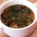 あーこ姐's cooksnap of when they made 焼肉の相棒に絶品！わかめスープ.