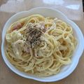 ラリー＆サラ's cooksnap of when they made 生クリーム不要ダマにならないカルボナーラ.