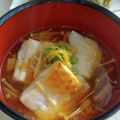 mary_39's cooksnap of when they made 揚げもちのおろし雑煮.