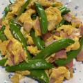 九道礼菜's cooksnap of when they made 絹さやとベーコンの玉子炒め.