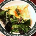 チェリチョコ's cooksnap of when they made 半熟卵とベビーリーフのガレット.