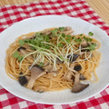 美味介's cooksnap of when they made 簡単★あさりとしめじの和風パスタ.