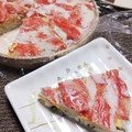 クック5CLUS8☆'s cooksnap of when they made 「ますのすし」の木枠でカニカマの押し寿司.