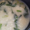 ブチュチュンパ's cooksnap of when they made オートミールで作る鮭とほうれん草のお粥.