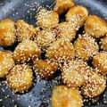 ホッペ♡'s cooksnap of when they made フライパン1つで♬揚げ焼き里芋の甘辛♡.