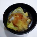 クック3N0VKO☆'s cooksnap of when they made お野菜たっぷり♡中華春雨スープ♡♡.