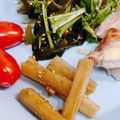 BOWBOW♪'s cooksnap of when they made 水菜とわかめのピリ辛ナムル【作り置き】.